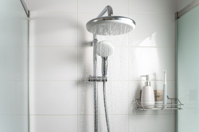 Walk-In Shower with Rainfall Head